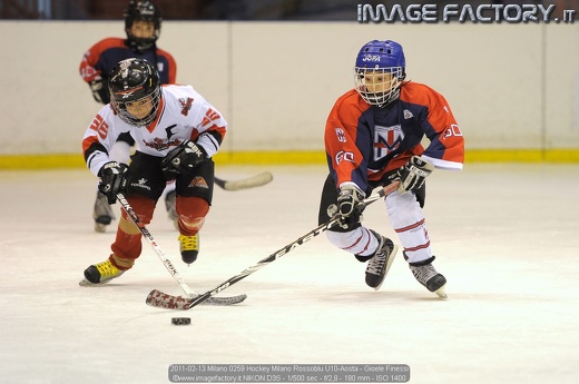 2011-02-13 Milano 0259 Hockey Milano Rossoblu U10-Aosta - Gioele Finessi